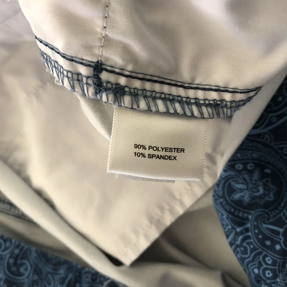 Peter Millar Pants Mens 42x29 Blue Crown Sport Paisley Golf Stretch Performance